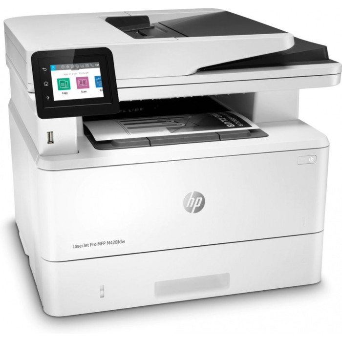 МФУ лазерный чёрно-белый HP LaserJet Pro M428fdw (W1A30A), A4, Duplex Net WiFi - фото 51302607