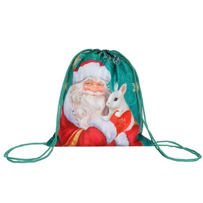 Новогодний мешок под сладости 290×340 мм «Дарю тебе сказку» (мягкий полиэстер плотностью 210D)