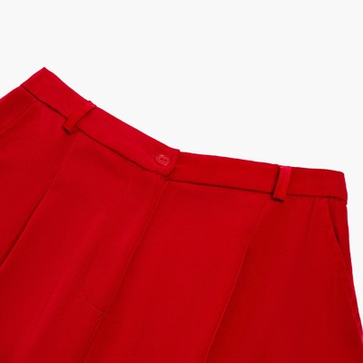 Костюм женский (рубашка, брюки) MINAKU: Silk pleasure, размер 52, красный