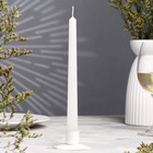 Свеча античная, 2,2х 25 см, белая, "Дарим красиво" - фото 302161495