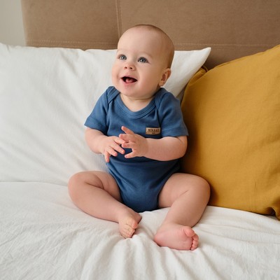 Боди детское MINAKU, рост 86-92 см, синее