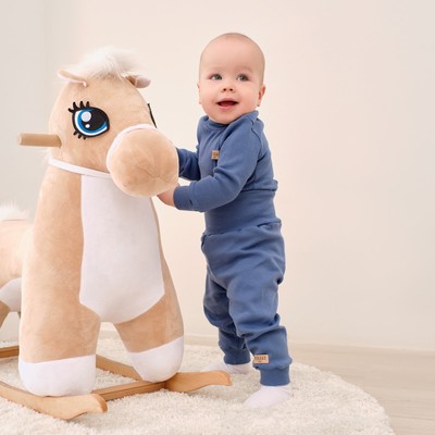 Штаны детские MINAKU, рост 86-92 см, синие