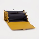 Кошелёк женский на магнитах, цвет жёлтый - фото 21785584