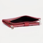 Кошелёк женский на кнопке, цвет красный - фото 21785666