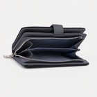 Кошелёк женский на магните, цвет чёрный - фото 46436902