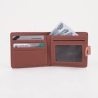 Кошелёк женский на кнопке, цвет пудра 9278224