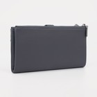 Кошелёк женский на кнопке, цвет серый - фото 46311175