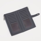 Кошелёк женский на кнопке, цвет серый - фото 46311176