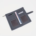 Кошелёк женский на кнопке, цвет серый - фото 46311178