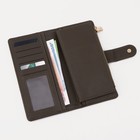 Кошелёк женский на кнопке, цвет хаки - фото 41310031