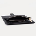 Кошелёк женский на кнопке, цвет чёрный 9278245