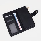 Кошелёк женский на кнопке, цвет чёрный 9278245