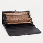 Кошелёк женский на кнопке, цвет чёрный 9278247