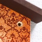 Ключница настенная «Джентельмен», крючки декоративные, панно, 19×28 см - фото 43731381