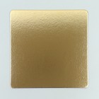 Подложка усиленная,30 х 30 см, золото-белый, 3,2 мм - Фото 2