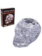 3D пазл кристаллический «Череп», 49 деталей, световые эффекты, работает от батареек - Фото 3