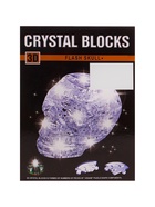 3D пазл кристаллический «Череп», 49 деталей, световые эффекты, работает от батареек - Фото 4