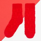 Носки детские махровые KAFTAN "Новый Год", р-р 16-18 см, красный - фото 9998738