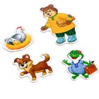 УЦЕНКА Макси-пазлы в металлической коробке «Любимые герои сказок», 30 деталей 9299016