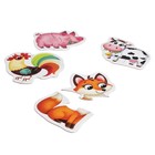 Макси-пазлы в металлической коробке «Весёлые зверята», 40 деталей, уценка 9299021