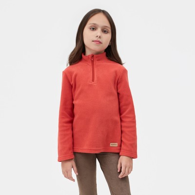 Джемпер детский флисовый MINAKU, красный, рост 92-98 см