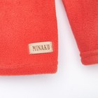Джемпер флисовый детский MINAKU, цвет терракот, рост 128 см - Фото 8