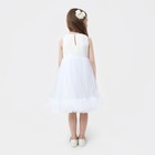 Платье для девочки MINAKU: PartyDress цвет белый, рост 122 - Фото 3