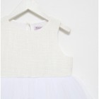 Платье для девочки MINAKU: PartyDress цвет белый, рост 122 - Фото 6