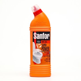 Средство чистящее для унитаза Sanfor WC gel super power, 750 мл 9275672