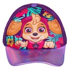 Кепка детская с сеткой, фиолетовая, размер 52-56 «Щенячий патруль» - фото 35249693