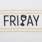 Полотенце Доляна Friday 35х60 см, 100% хл, вафля 160 г/м2 9212953