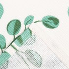 Фартук кухонный «Доляна. Эвкалипт», 60×70 см, 100% хлопок, рогожка 164 г/м², белый - Фото 4