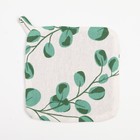 Прихватка «Доляна. Эвкалипт», 19×19 см, 100% хлопок, ватин 250 г/м² - Фото 2