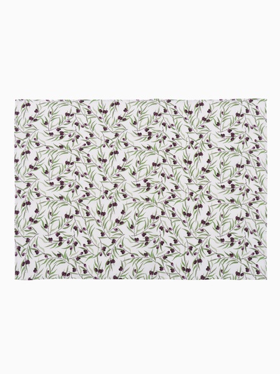 Скатерть «Доляна» Olives 149×220 см, 100% хлопок, рогожка 164 г/м²