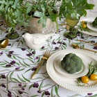 Скатерть Доляна Olives 149х250 см, 100% хлопок, рогожка 164 г/м2 - Фото 3