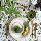Скатерть Доляна Olives 149х250 см, 100% хлопок, рогожка 164 г/м2 - Фото 4