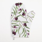 Варежка-прихватка Доляна Olives 20×27 см, 100% хлопок, ватин 250 г/м² - Фото 3