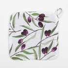 Прихватка Доляна Olives 19×19 см, 100% хлопок, ватин 250 г/м² - Фото 3
