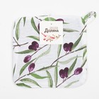 Прихватка Доляна Olives 19×19 см, 100% хлопок, ватин 250 г/м² - Фото 4