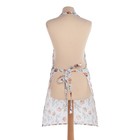 Фартук кухонный «Доляна» Oleander, 60×70 см, 100% хлопок, рогожка 164 г/м², белый - Фото 6