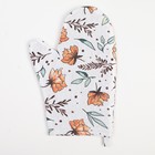 Кухонный набор Доляна Oleander: варежка 20×27 см, прихватка 19×19 см, 100% хлопок - Фото 2