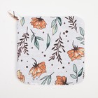 Кухонный набор Доляна Oleander: варежка 20×27 см, прихватка 19×19 см, 100% хлопок - Фото 4