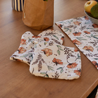 Набор кухонный Доляна Oleander: варежка 20х27 см, прихватка 19х19 см, 100% хлопок 9215890