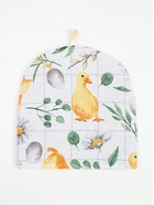 Грелка на чайник Доляна Duckling 28×28 см, 100% хл, рогожка 164 г/м² - Фото 3