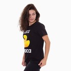 Футболка женская «GUCCI XUYUCCI», цвет чёрный, размер 44 - Фото 5