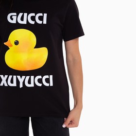 

Футболка женская «GUCCI XUYUCCI», цвет чёрный, размер 46