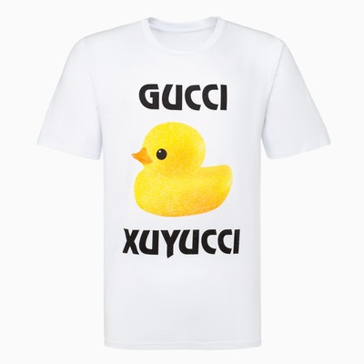 Футболка мужская GUCCI XUYUCCI, цвет белый, размер 48