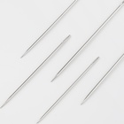 Иглы для вышивания, d=0.85-1.25 мм, 4-6 см, набор 20 шт. - Фото 2