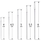 Иглы для вышивания, d=0.85-1.25 мм, 4-6 см, набор 20 шт. - Фото 4