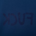Футболка мужская MINAKU Fuck синяя, р-р 54 - Фото 10
